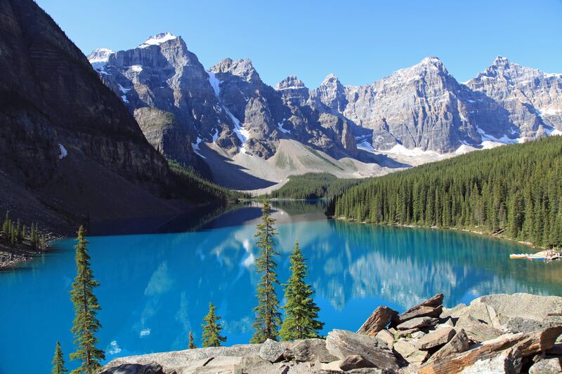 Take in spectacular views of the Canadian Rockies