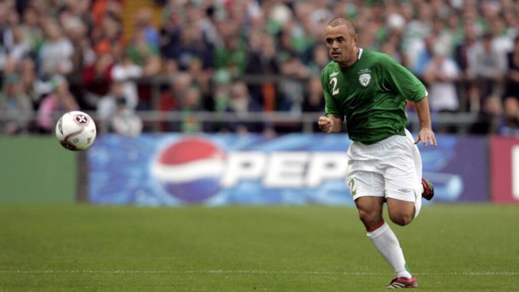 Stephen Carr made 44 appearances for teh Republic of Ireland. Photograph: Inpho
