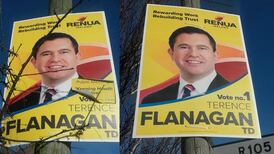 Strong winds reveal early election posters’ true colours