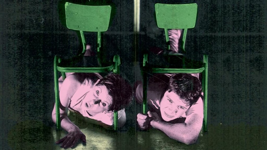 Disco Pigs: Eileen Walsh and Cillian Murphy re-enact their birth in Enda Walsh’s play. Photograph: Martin Healy