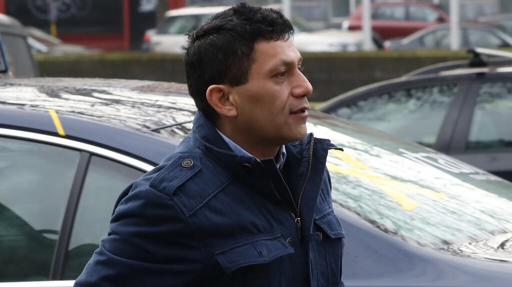 Juan Domingo Morales  pictured at the Four Courts on Wednesday  for his High Court action. Photograph: Collins Courts