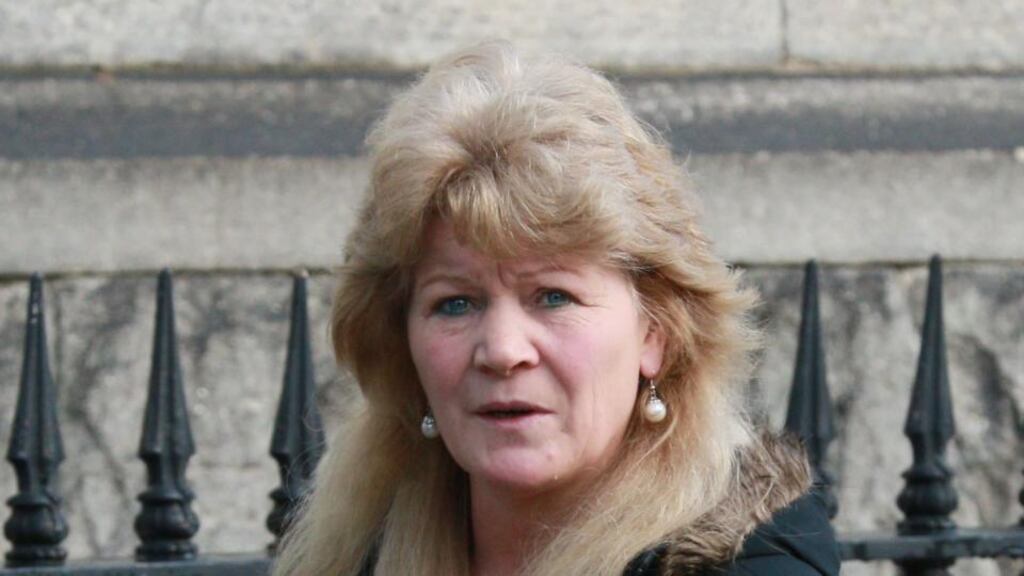Winnie McDonagh, of Berryfield Crescent, Dublin, pictured leaving the Four Courts on Thursday after she lost a Circuit Civil Court action for damages. Photograph: Courts Collins
