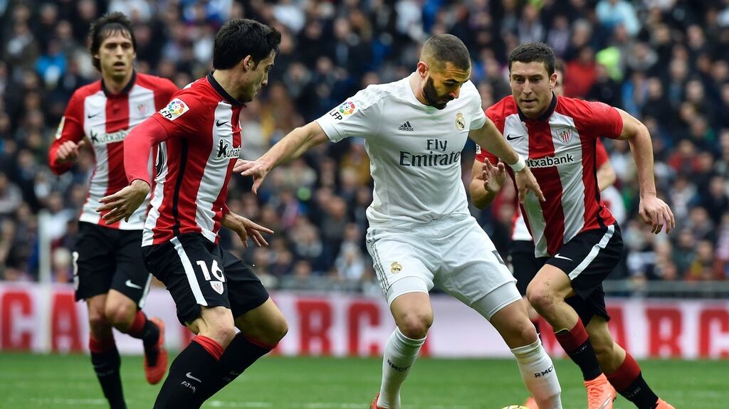 Didier Deschamps would be open to including Karim Benzema in France’s European Championship squad should the striker be cleared to play. Photograph: Afp