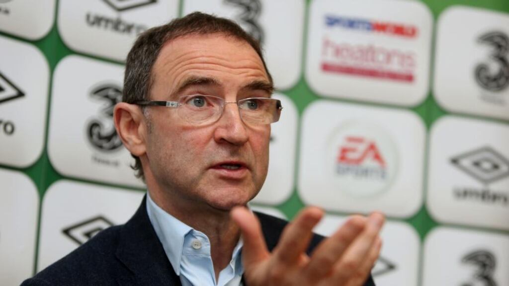 Republic of Ireland manager Martin O’Neill