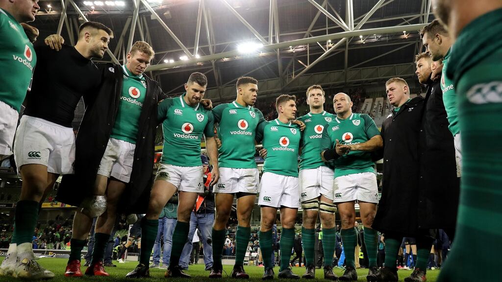 Ireland lost Six Nations matches against Scotland and Wales, finished second in the tournament and won the other nine Test matches they played last year. Photograph: Dan Sheridan/Inpho