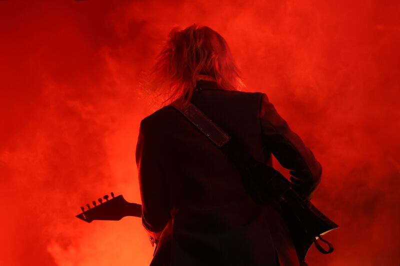 Phoebe Bridgers on stage in Dublin on Monday. Photograph: Nick Bradshaw