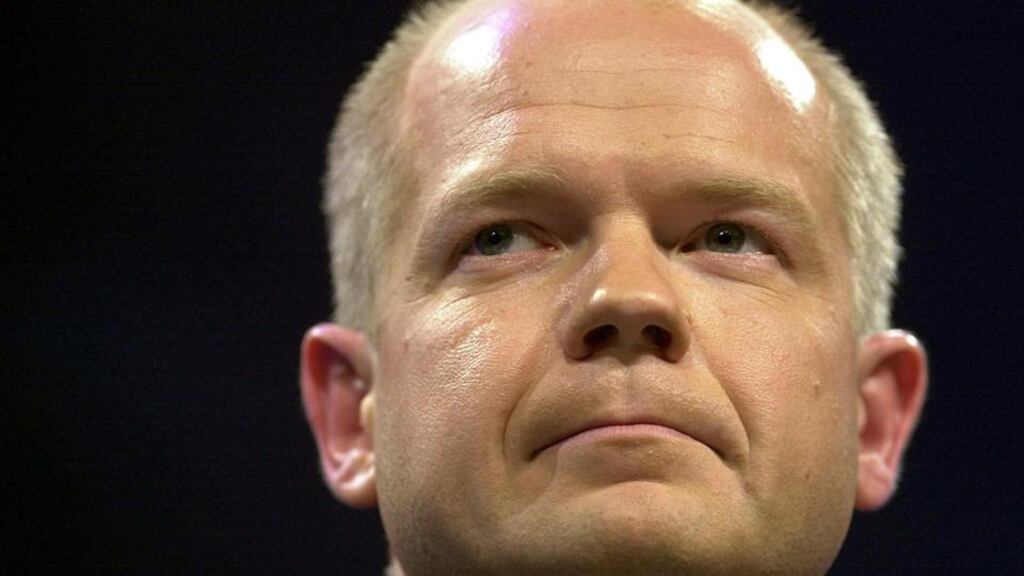 British foreign secretary William Hague has warned of a “regional catastrophe” if the conflict is not brought to an end and he has continued to call for an amendment of the EU arms embargo. Photograph: Dan Chung/Reuters