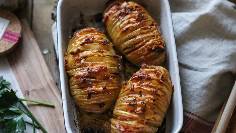 Roasted hasselbacks