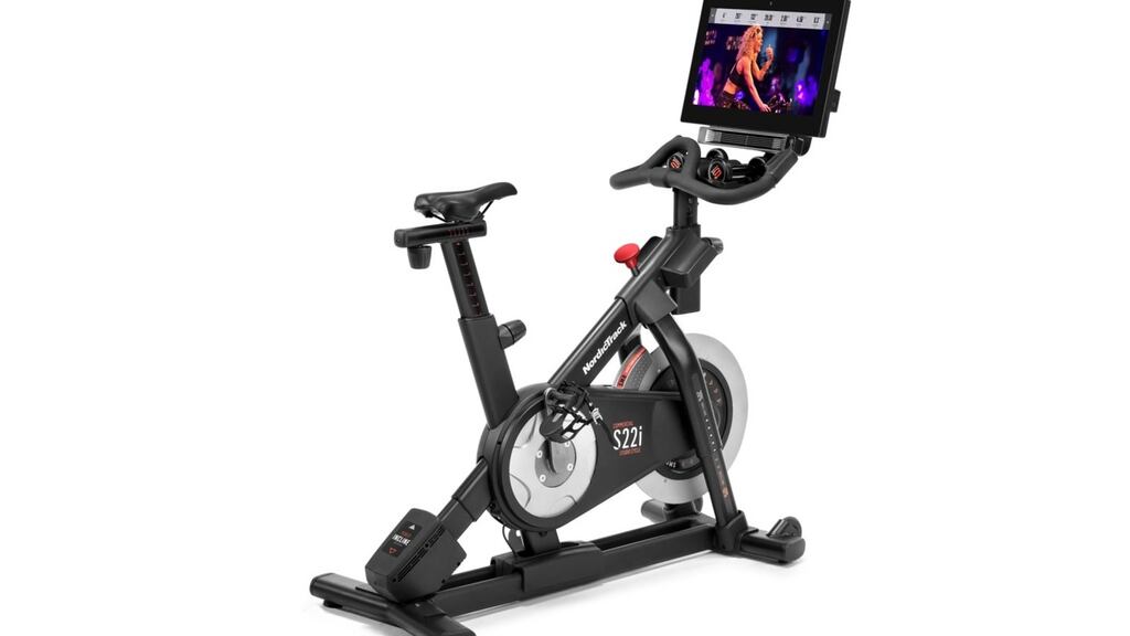 NordicTrack S22i Studio Cycle: this is more expensive than your usual exercise bike – although it must be pointed out that it offers more too