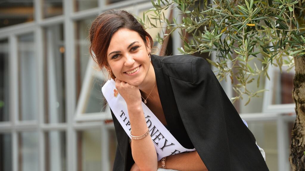 Brianna Parkins at the Rose of Tralee festival: “Before I left for Ireland, last year’s Sydney Rose gave me a card that read ‘F**k the Begrudgers’. It now hangs above my desk.” Photograph: Domnick Walsh