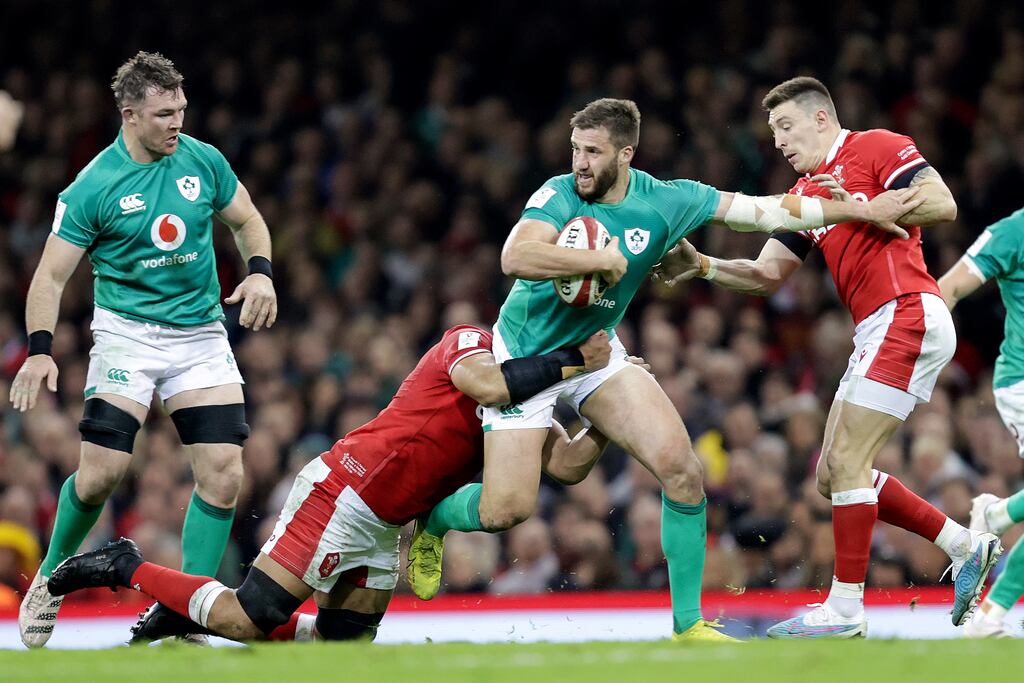 Stuart McCloskey is expected to start again against France. Photograph: Laszlo Geczo/Inpho