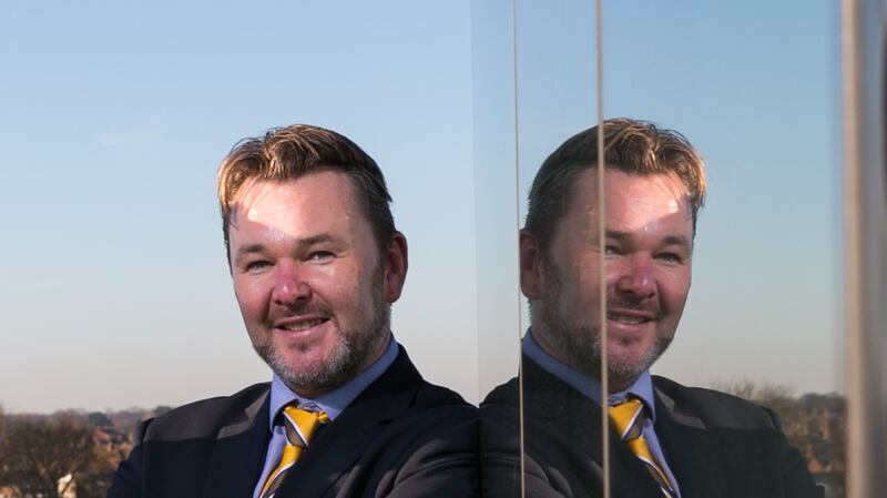 In-flight entertainment options for John Browne depend on whether he’s turned ‘left or right when entering the plane’. Photograph: Shane O’Neill Photography.