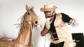 Horsing around: Quarantining Australian creates paper pony out of hotel lunch bags