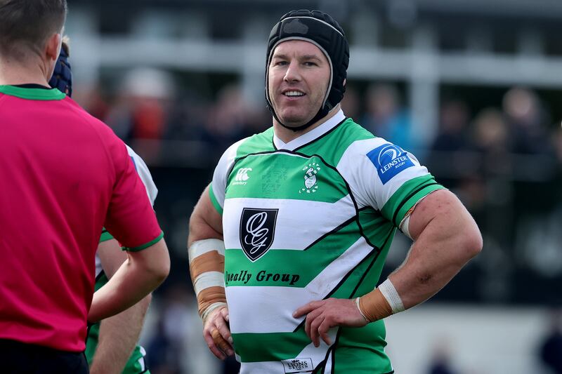 Naas' Sean O'Brien made quite the impact against Belvedere when he came on. Photograph: Bryan Keane/Inpho