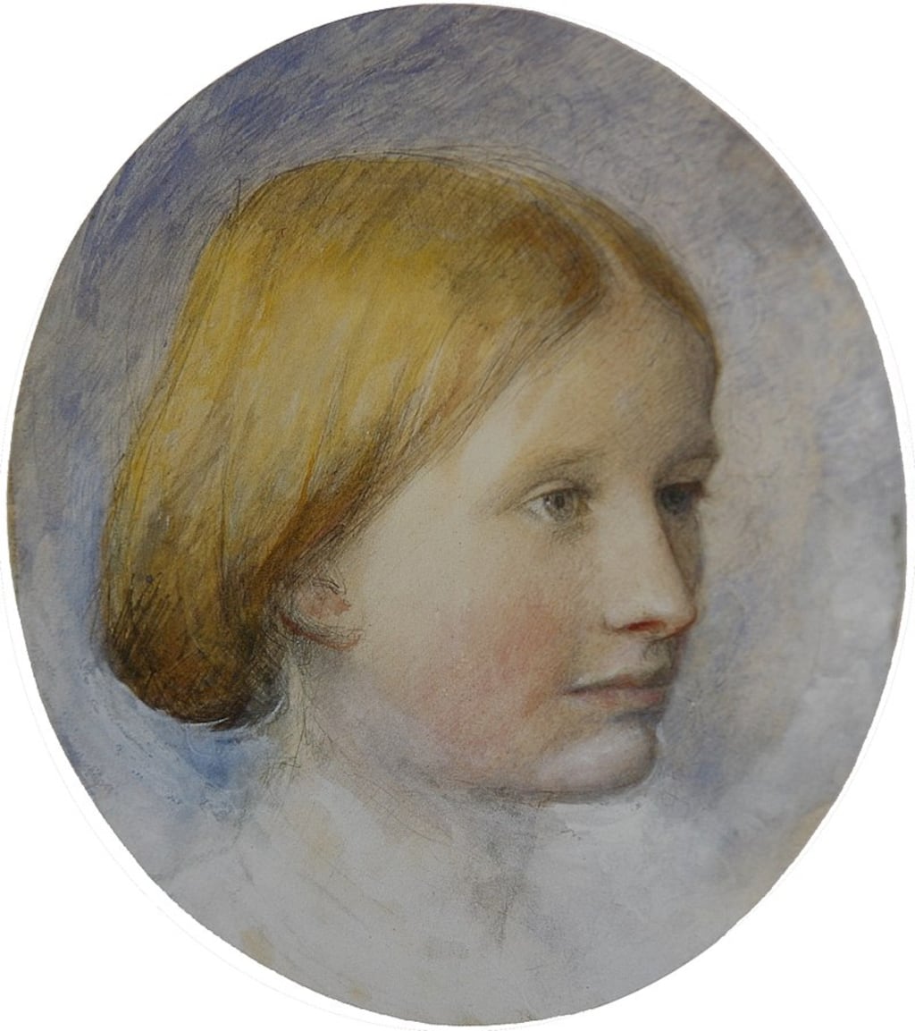 Rose la Touche by John Ruskin: According to one source, Ruskin proposed to her when she was 18, but she asked him to wait until she was 21