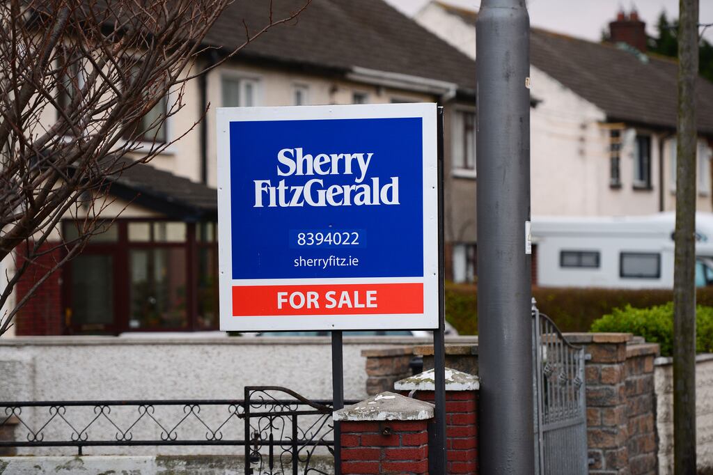 Ireland’s housing crisis is “showing little signs of abating”, as the average value of a second-hand home here has risen by 3.2 per cent in the first nine months of the year, said Sherry FitzGerald. Photograph: Alan Betson/The Irish Times