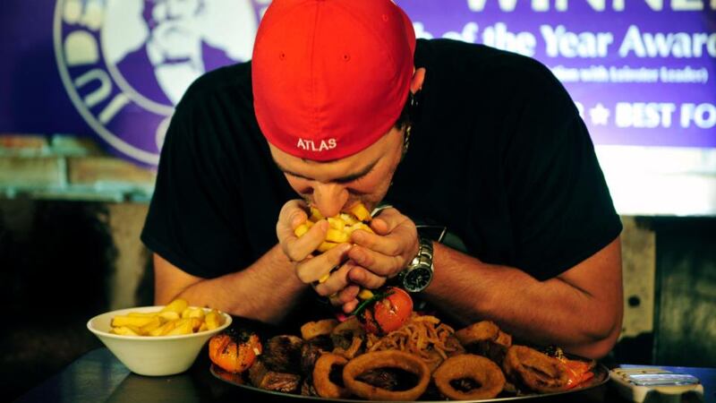 Competitive eating: ‘Randy squeezes his chips into paste, then gulps it down’