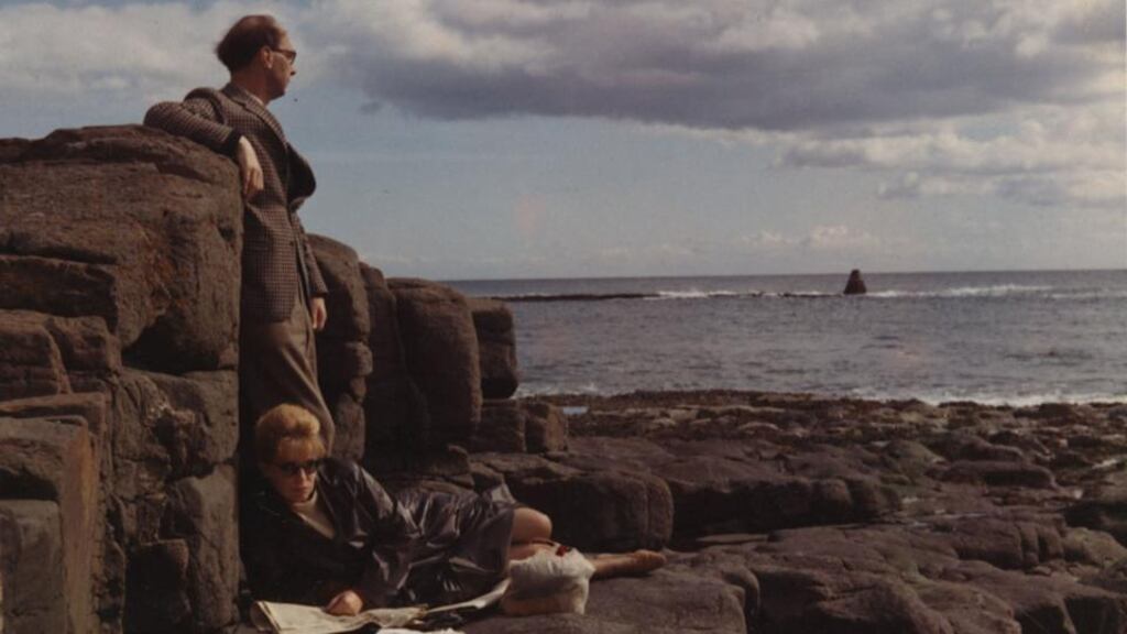 Philip Larkin and Monica Jones Image courtest of the Philip Larkin estate Supplied by Hull History Centre.