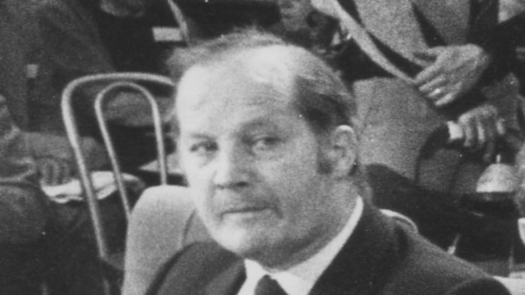Frank Prendergast TD (Labour) at the New Ireland Forum in May 1983. File photograph: Pat Langan/The Irish Times