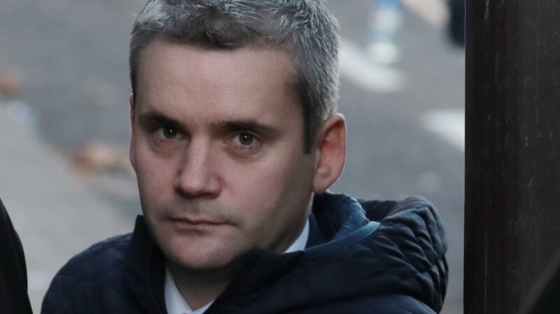 Garda David Naughton, the judge said, was acting within powers conferred on him by the Garda Síochána Act even though   off duty. Photograph: Collins Courts