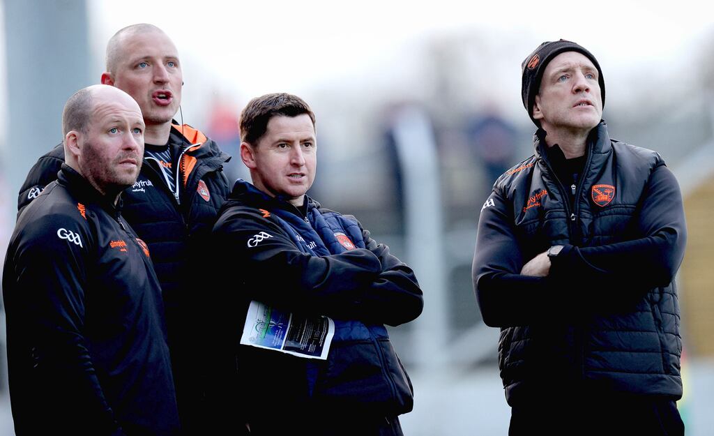 Armagh annihilated Kildare at Netwatch Cullen Park last Sunday, running out comprehensive 14-point winners. Photograph: Ryan Byrne/Inpho