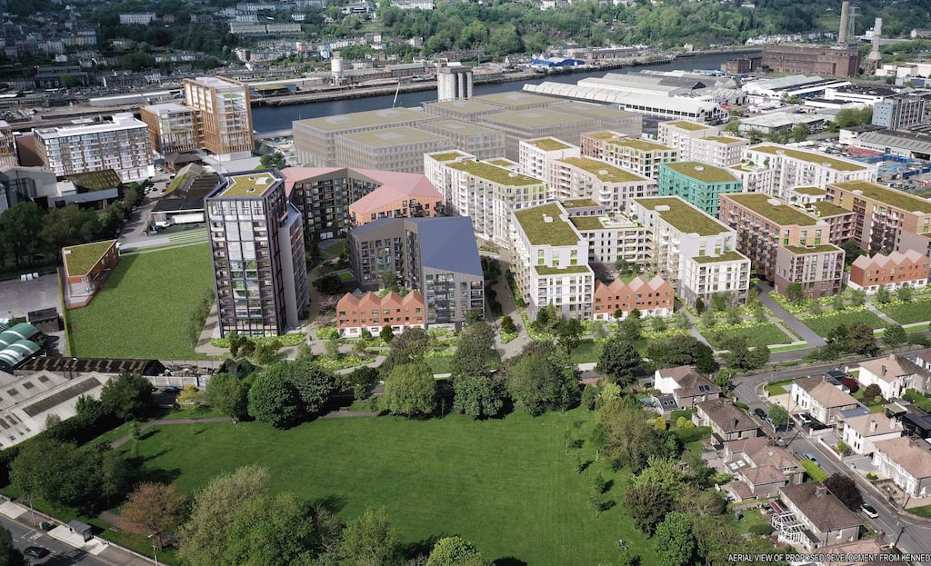 Artist's impression of the Cork docklands development by O'Callaghan Properties