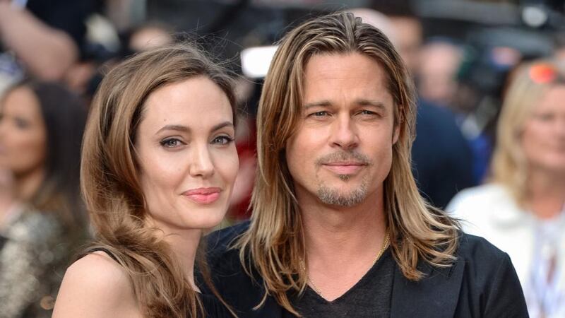 Angelina Jolie and Brad Pitt in 2013. File photograph: Dominic Lipinski/PA