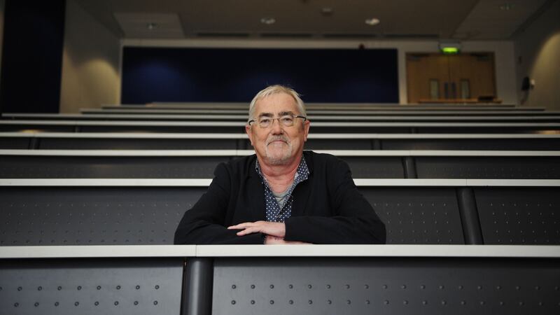 Greg Foley, an associate professor at Dublin City University’s school of biotechnology, fee;s higher education is turning into an extended form of secondary school. Photograph: Aidan Crawley