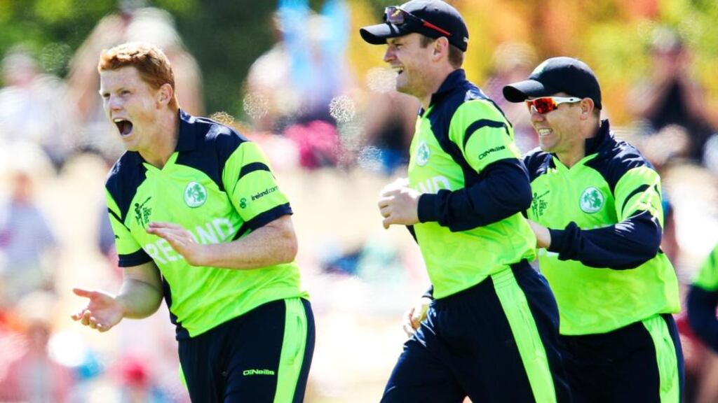 Kevin O’Brien has signed for Leicestershire joining his older brother Niall. Photo: Hagen Hopkins/Getty Images