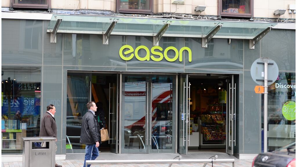 Eason on Patrick Street, Cork will remain open until 2021. Photograph: Bryan O’Brien