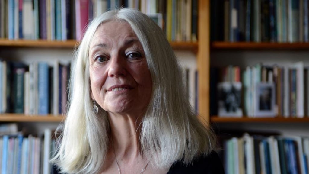 Fighting Words: Paula Meehan’s poem is part of its series Dublin in the Coming Times. Photograph: Dave Meehan