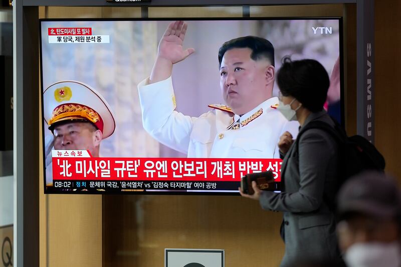 North Korea’s testing spree indicates its leader, Kim Jong Un, has no intention of resuming diplomacy with the US and wants to focus on expanding his weapons arsenal. Photograph: Lee Jin-man/AP
