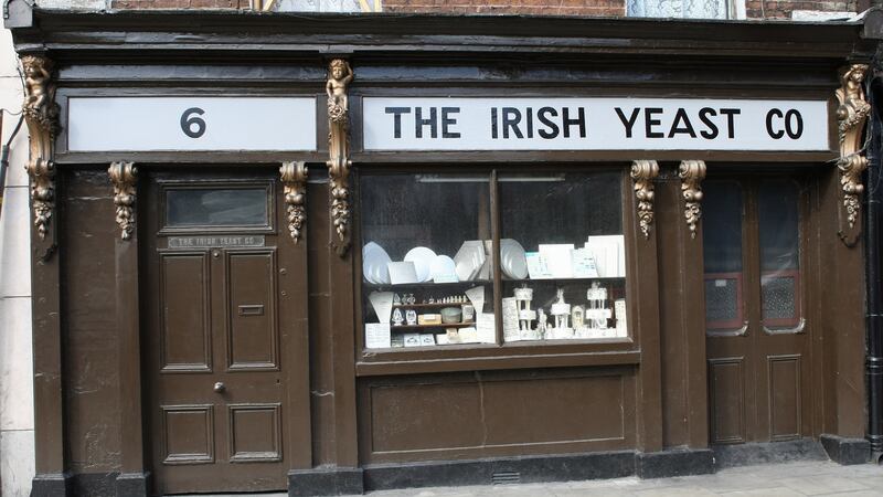 The Irish Yeast Company shop on College Street in Dublin, which opened in 1894 in what had been the foyer of the George Hotel. Photograph: Frank Miller