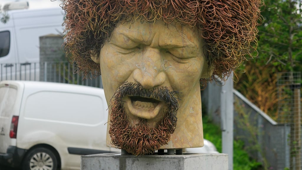 Dublin City Council said it was   “serious consideration will be given in light of the most recent attack to alternative ways of protecting this important work. Removal temporarily or permanently or finding an alternative site cannot be ruled out” due to the ongoing vandalism. Photograph: Gareth Chaney/Collins