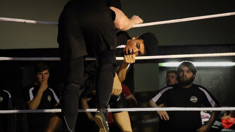 Justin Anene: “Because I’m young the crowd have so much sympathy for me.” Photograph: Nick Bradshaw