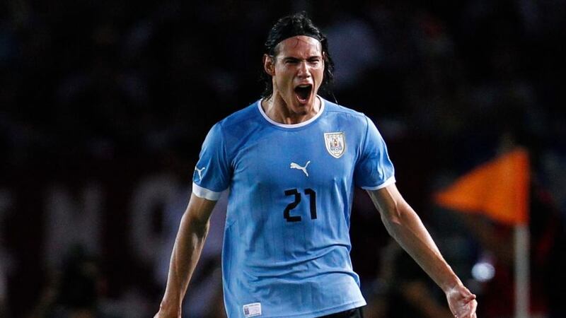 Napoli and Uruguay’s Edinson Cavani wants a move to Real Madrid. Photograph: Carlos Garcia Rawlins/Reuters