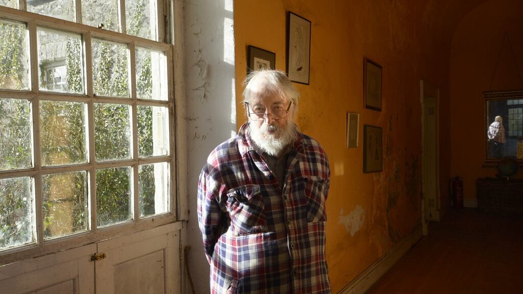 Author of ‘The Ginger Man’ JP Dunleavy at his home in Levington Park, Mullingar. Photograph: Brenda Fitzsimons/The Irish Times