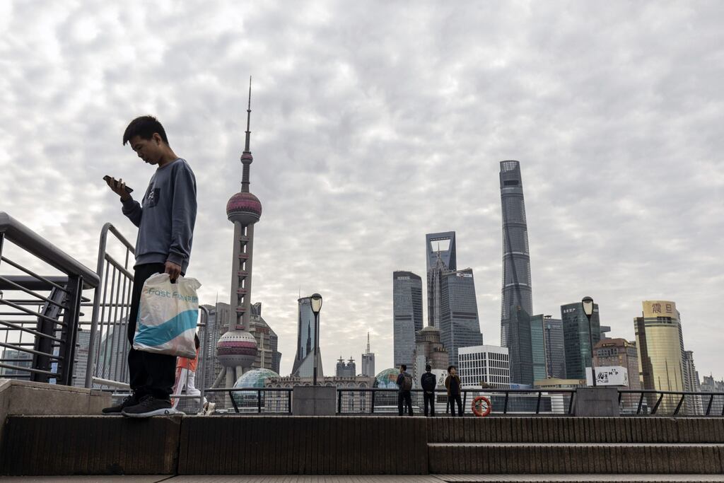 Shanghai: The World Bank has raised its near-term economic forecasts for China while repeating calls for President Xi Jinping to pursue deep reforms to address lagging confidence and structural problems in the world’s second-biggest economy. Photograph: Qilai Shen/Bloomberg