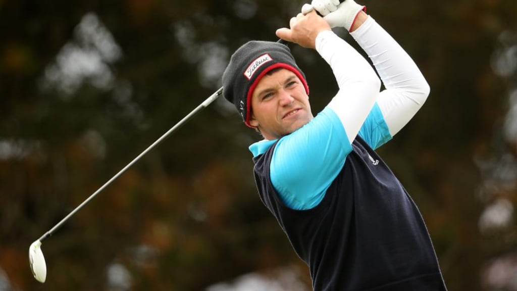 Rory McNamara has been working hard on his game and having claimed the 36-hole Lee Valley Senior Scratch Cup last weekend, he’s playing well enough to retain his West of Ireland Amateur Open title. Photograph: Cathal Noonan/Inpho