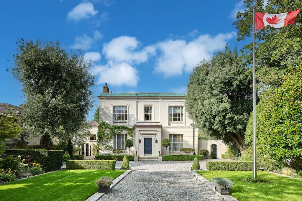 Glanmire, the Canadian ambassador's residence in Ireland. Photograph: Gareth Byrne