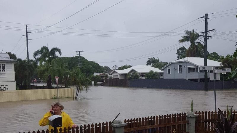 Railway Estate is one of the areas worst affected by floods in Queensland in recent days.