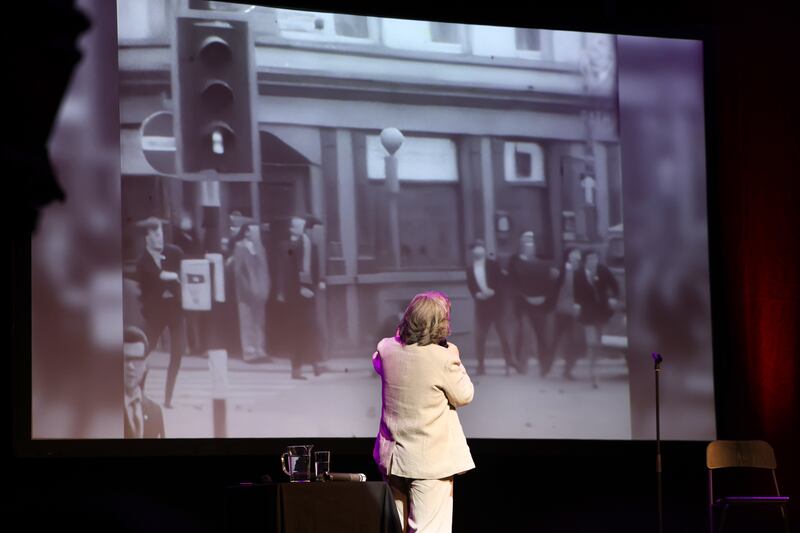 Rosie O’Donnell at 3Olympia Theatre in Dublin on Sunday. Photograph: Dara Mac Dónaill