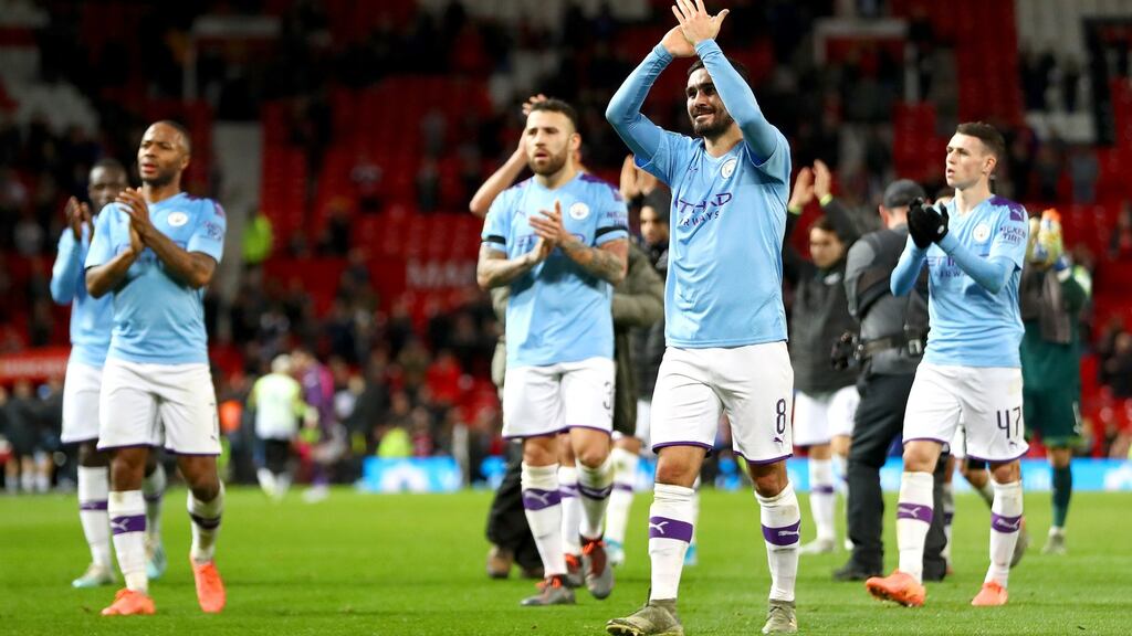 Manchester City will take a 3-1 lead into the second leg of the Carabao Cup semi-final on Wednesday. Photo: Michael Steele/Getty Images