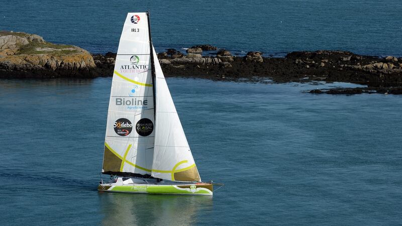 Kilcullen Voyager, Ireland’s first entry into the Vendee Globe, a single-handed non-stop race around the globe. Photograph: Eric Luke/The Irish Times
