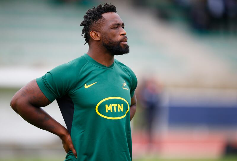 South Africa captain Siya Kolisi went to Grey High School in Port Elizabeth. Photograph: Siya Kolisi Steve Haag/Gallo Images