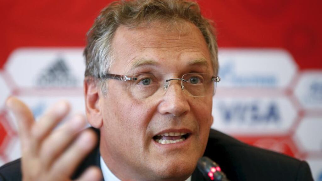 Fifa Secretary General Jerome Valcke has been suspended after being implicated in World Cup ticketing scandal. Photo: Maxim Zmeyev/Reuters