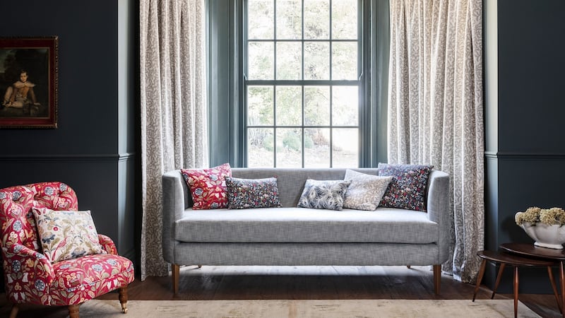 Entwistle Stone fabric curtains from Home Focus at Hickeys