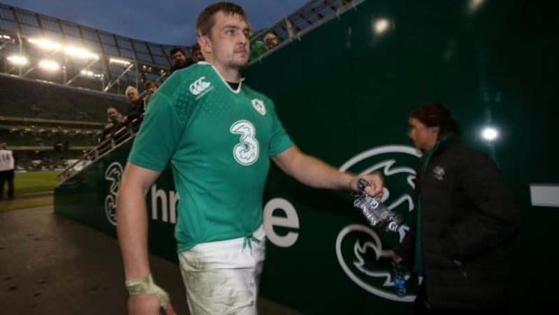Ireland’s Dave Foley after the win over Georgia at the Aviva Stadium. Photograph: Dan Sheridan / Inpho