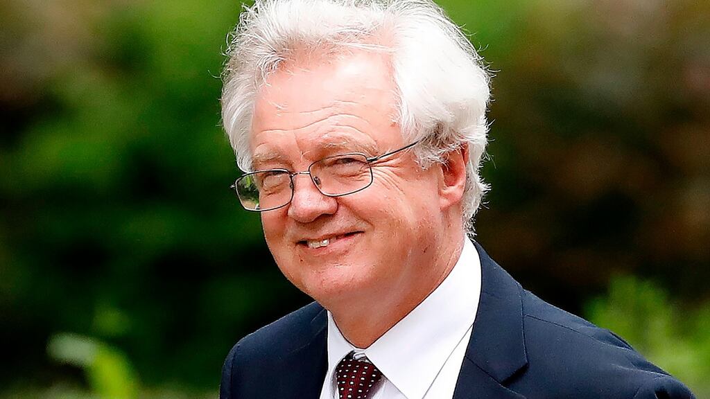 Brexit secretary David Davis is adamant time is still on his side as he sought a way through what has become the biggest crisis of the Brexit negotiations so far. Photograph: Tolga Akmen/AFP/Getty Images