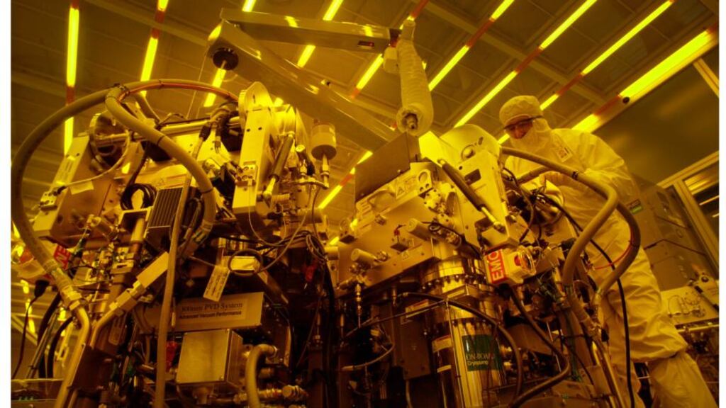 Irish manufacturing activity expanded for the 17th successive month in October and at a pace only just shy of a 15-year high hit in August. Photo: Alan Betson/The Irish Times